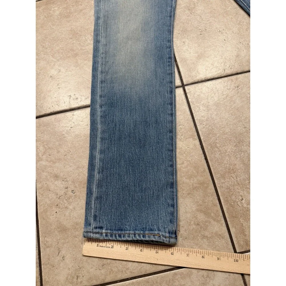 Levis Jeans Mens 28x30 511 White Oak Cone Denim Blue Slim Straight Fit NEW